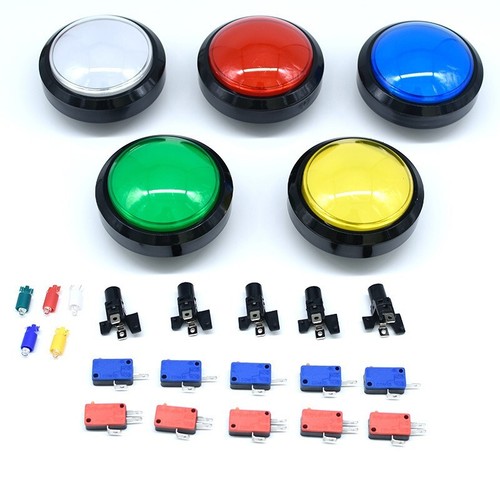 100mm arcade button - arcade, led