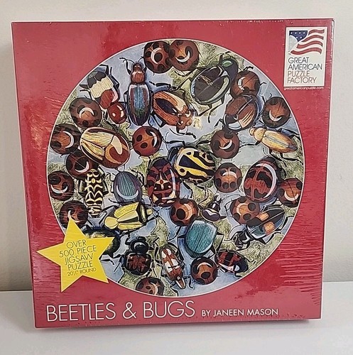 New beetles bugs jigsaw - new,