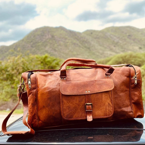 Handmade genuine goat leather - genuine,
