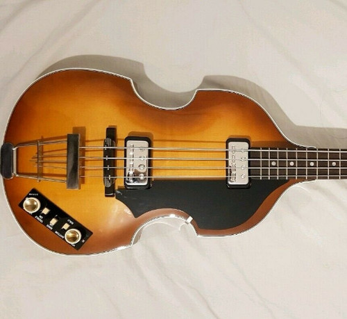 Custom black pickguard and