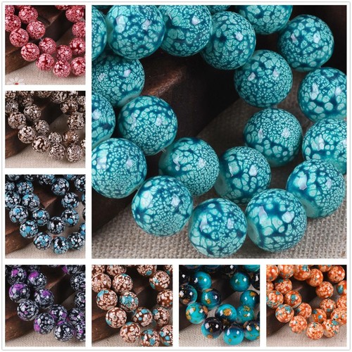 8mm 10mm round glass colorful - glass,