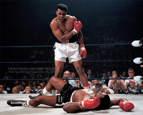 Muhammad ali standing over - ali,