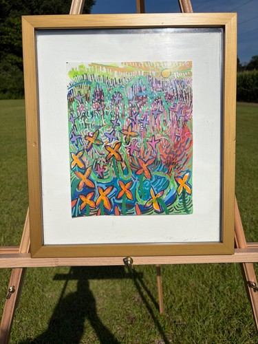 Framed original acrylic - original,