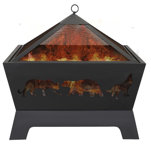 Outdoor fire pit steel - pit,