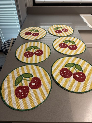 Set beaded cherry - set,
