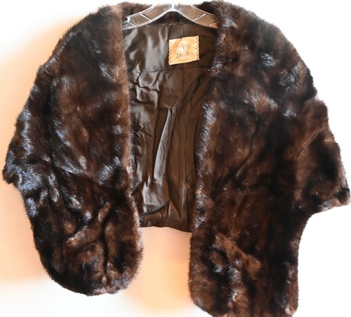Real mink fur stole - real, wrap~