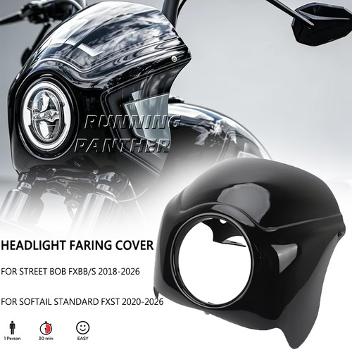 Headlight faring cover front - headlight,