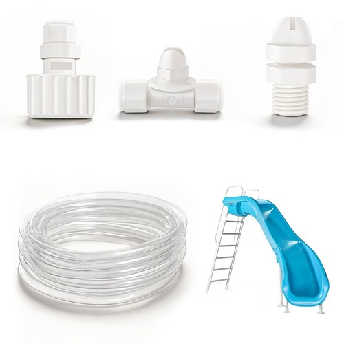 Inground pool slide kit - kit, water