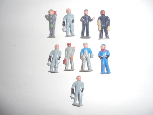 Diecast train figures used - figures,