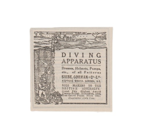 1907 siebe gorman diving - 1907,