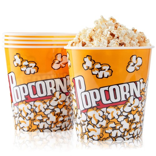 Plastic popcorn containers - plastic,