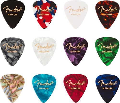 Fender guitar picks - fender, shape