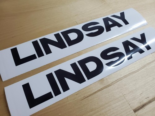 Lindsay air compressor decals - air,