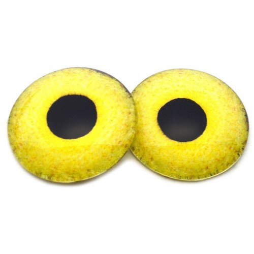 Pair light yellow - pair, glass