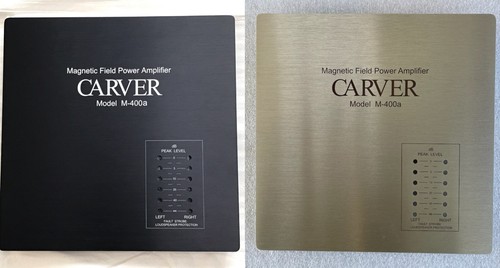 Carver 400a faceplates - carver, m-400a