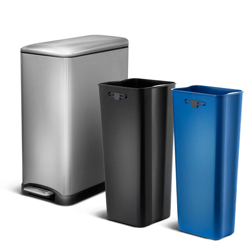 Gallon kitchen trash can - can, w/