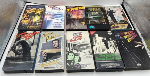 60s sci vhs lot 10 - 50's, sci-fi