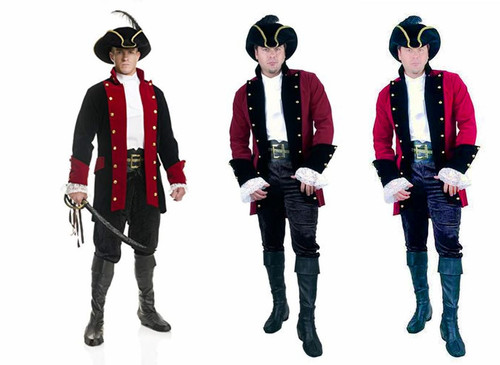 Adult mens colonial pirate - colonial,