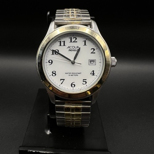 Vintage acqua timex indiglo - acqua,