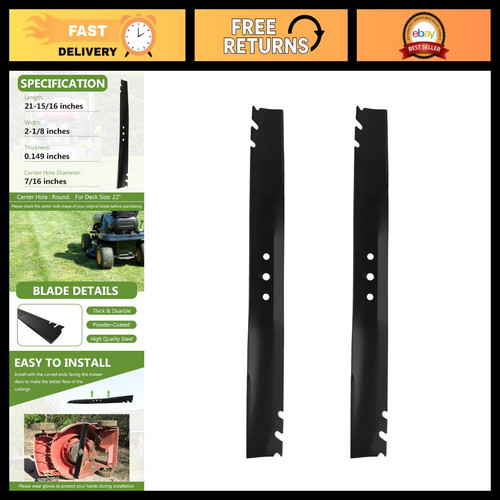 Lawn mower mulching blades - mulching,