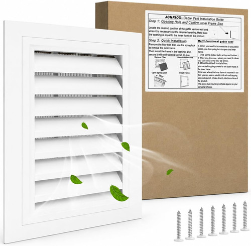 Gable vent aluminum - 12"*18", vent,aluminum
