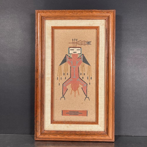 Vtg navajo sand - navajo, painting