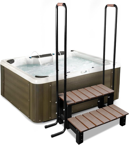 Wooden hot tub - hot, with