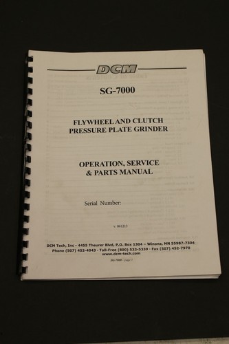 Dcm 7000 flywheel - dcm, &