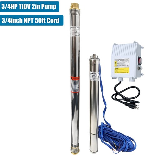4hp od deep well - 3/4hp, 2"