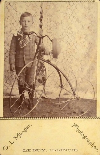 Antique boy toy - boy, penny