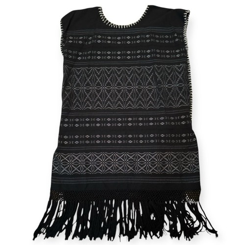 Traditional huipil black - traditional,