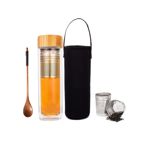 Premium glass infuser - infuser, bottle