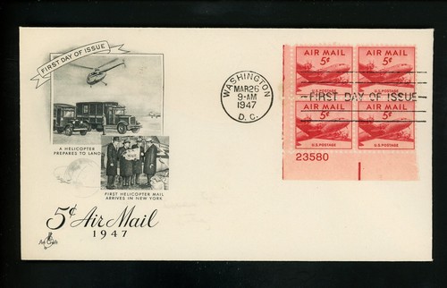 Fdc c33 artcraft 2 1947 - fdc,