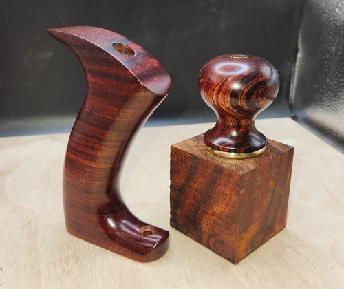 Cocobolo tote knob for lie - knob,
