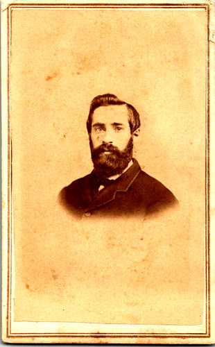Antique 1860s cdv photo man - cdv,