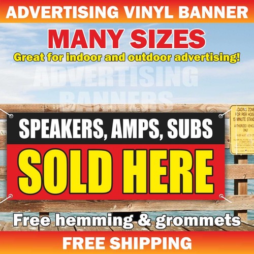 Speakers amps subs - speakers, here