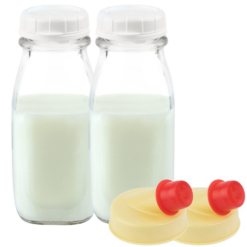 Square glass milk - 12,