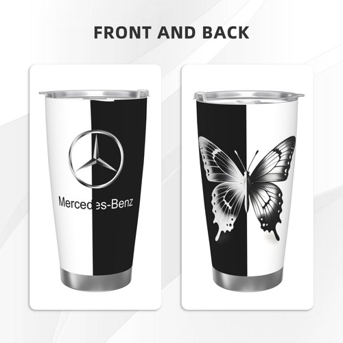 Mercedes benz butterfly 20oz - butterfly,