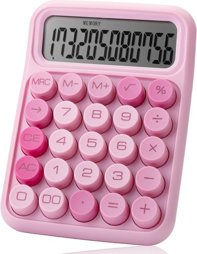 Pink desktop calculator mr - pink,