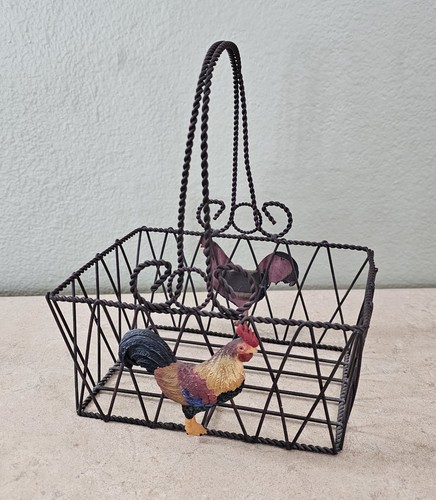 Rooster theme twisted wire - twisted,