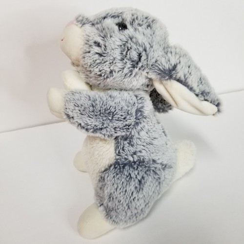 Gray bunny rabbit plush - bunny,