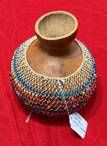 Antique west african shekere - african,