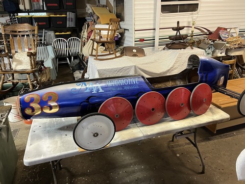 Vintage soap box derby car - soap,
