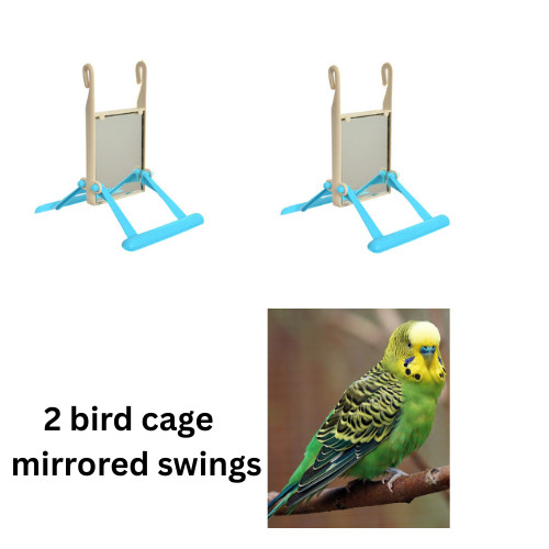 Bird cage mirror swing toys - 2,
