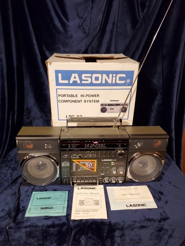 Vintage boombox lasonic lpc - vintage, lpc-82