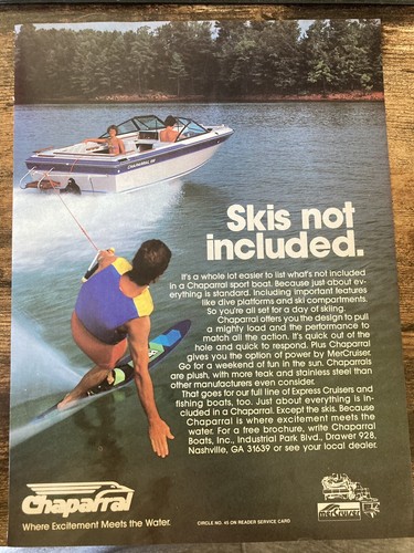 1984 vintage chaparral - , boats