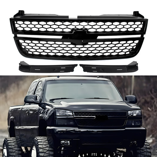 Front grille assembly gloss - front,