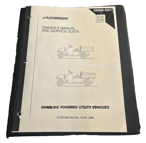 Jacobsen owner manual and - owner’s,