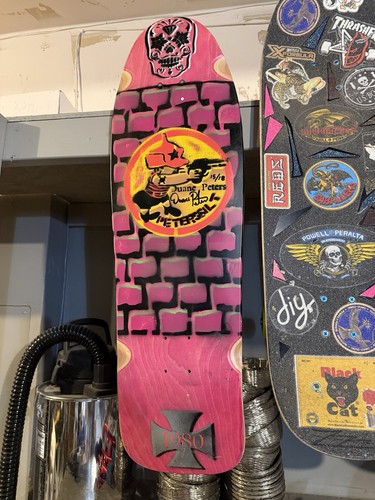 Duane peters painted skate - peters,