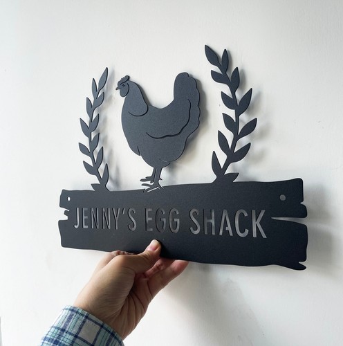 Personalized chicken coop sign - coop,